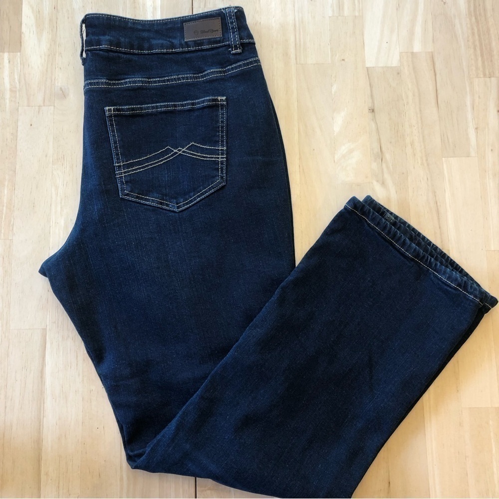 Dark Wash Women's Jeans - Classic Straight Leg